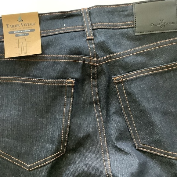Taylor Vintage Canaan Slim Fit Stretch Men's Jeans 30 x 30 New - Picture 2 of 4